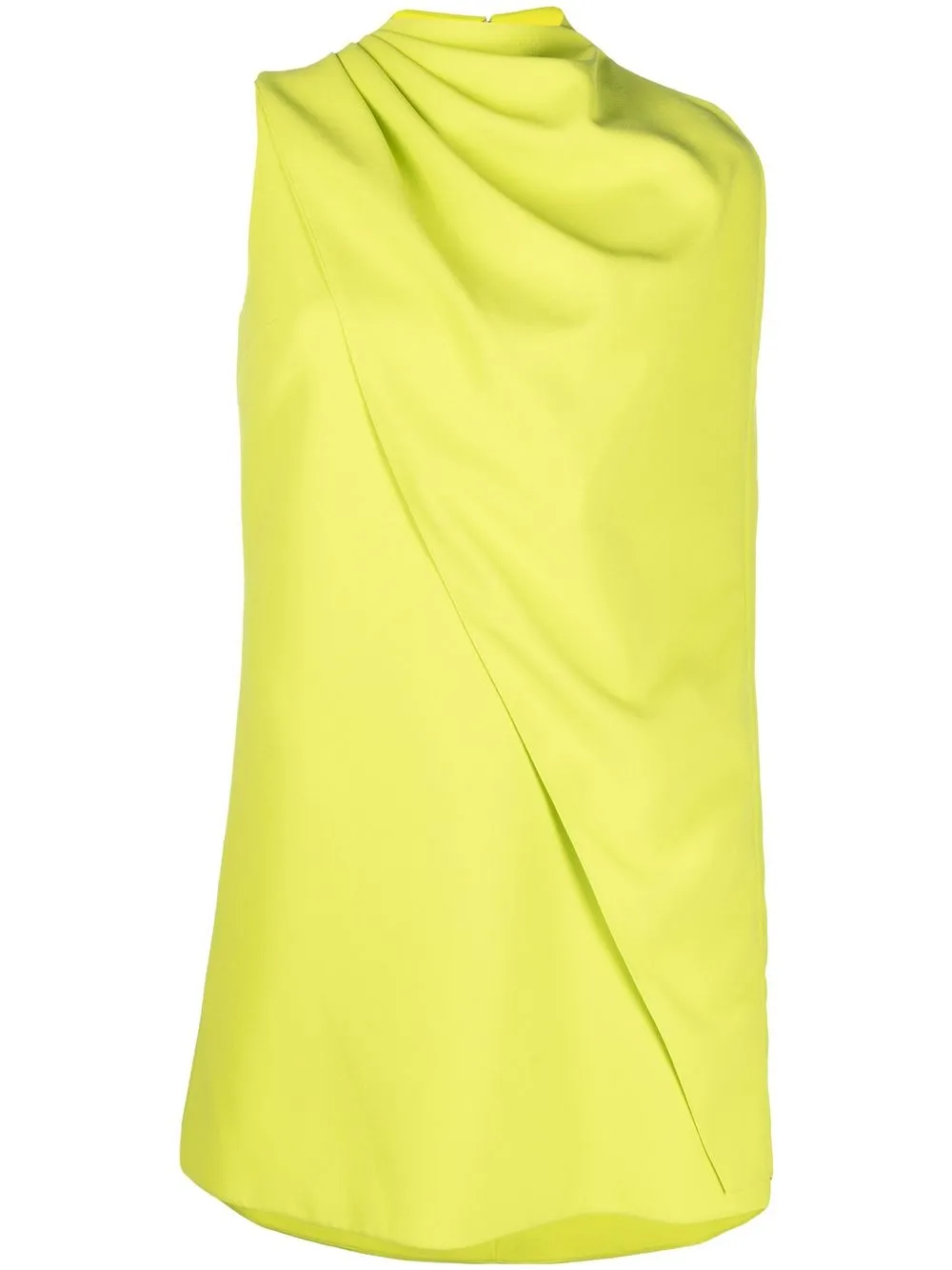 

Safiyaa cape detail shift dress - Green