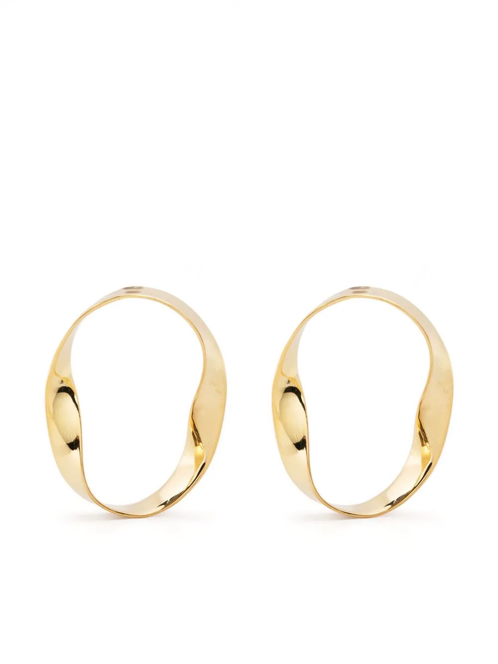 

BONVO sculpted-hoop earrings - Dorado