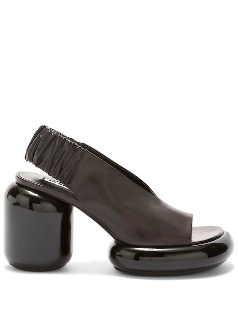 Jil Sander block-heel leather sandals