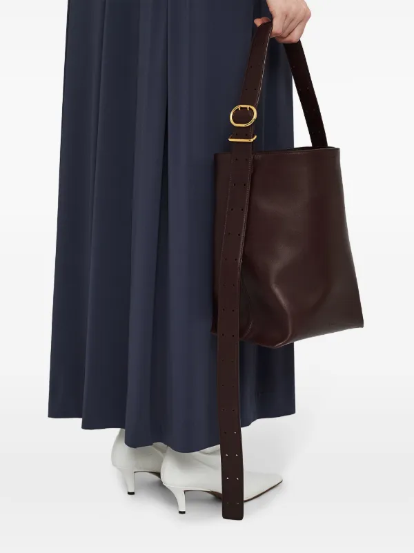 Jil Sander Cannolo Tote Bag | Brown | FARFETCH