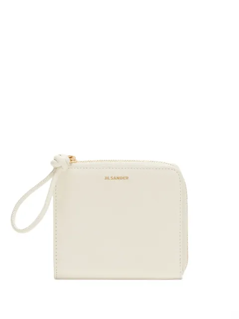 Jil Sander debossed-logo calf leather wallet