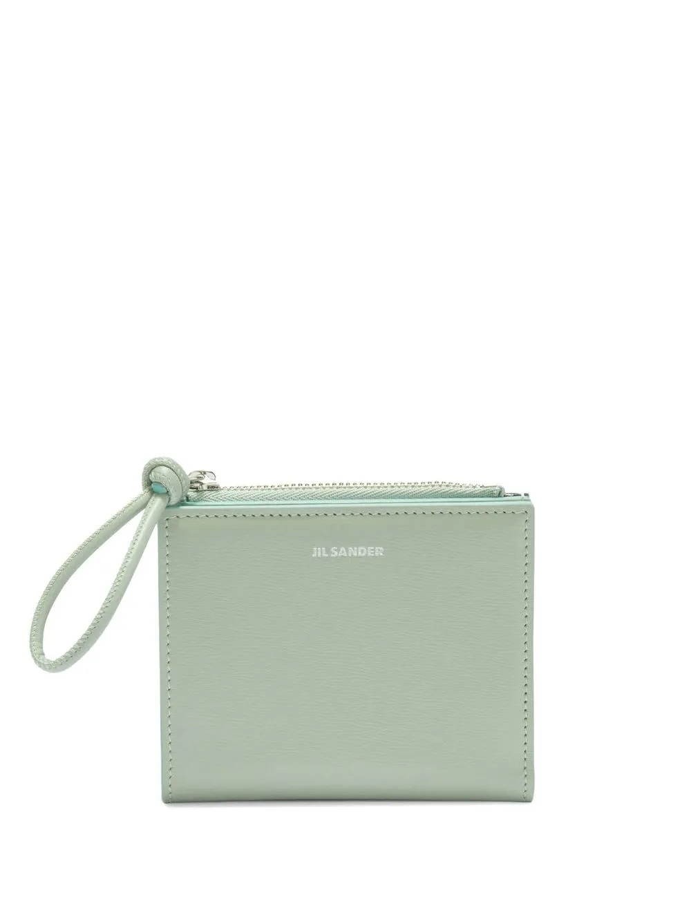 

Jil Sander cartera con logo en relieve pequeña - Verde