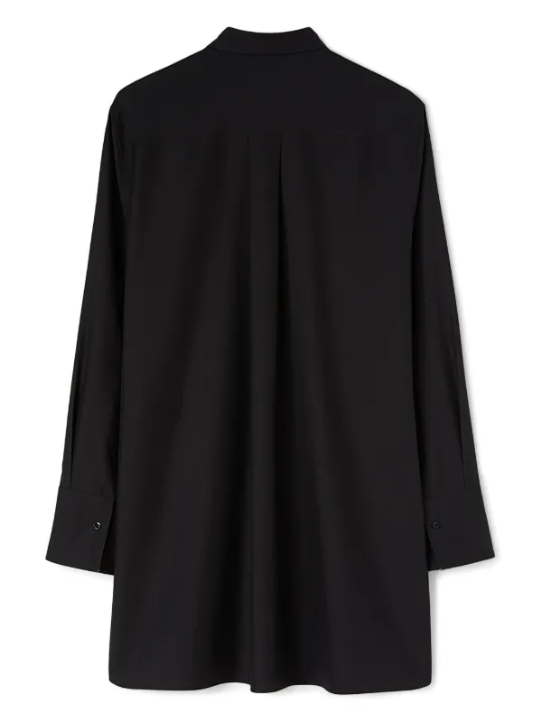 美品 Jil Sander コットンシャツ　黒 Jil Sander Tuesday P.M. シルクシャツ | ブラック | FARFETCH JP