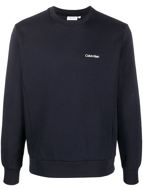 Calvin Klein logo-print detail sweatshirt