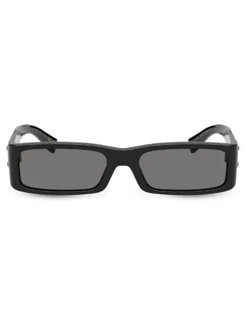 Dolce & Gabbana Eyewear Re-Edition logo标牌长方框太阳眼镜