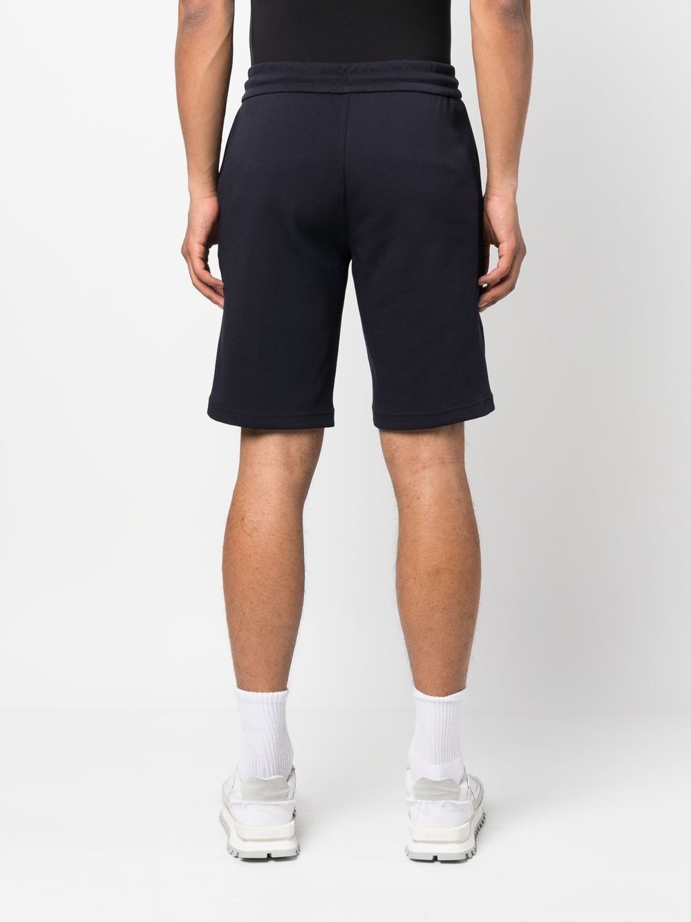 Shop Calvin Klein Logo-print Detail Shorts In Blue