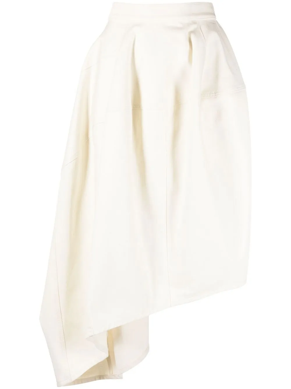 

Alexander McQueen asymmetric flared skirt - Neutrals