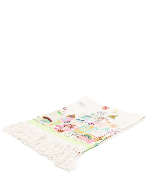ZIMMERMANN Textured Multi Patch beach towel