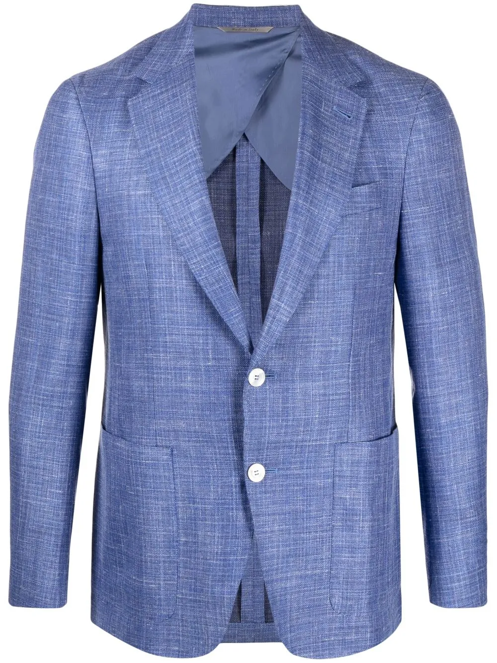 

Canali Giacca straight-hem Blazer - Blue