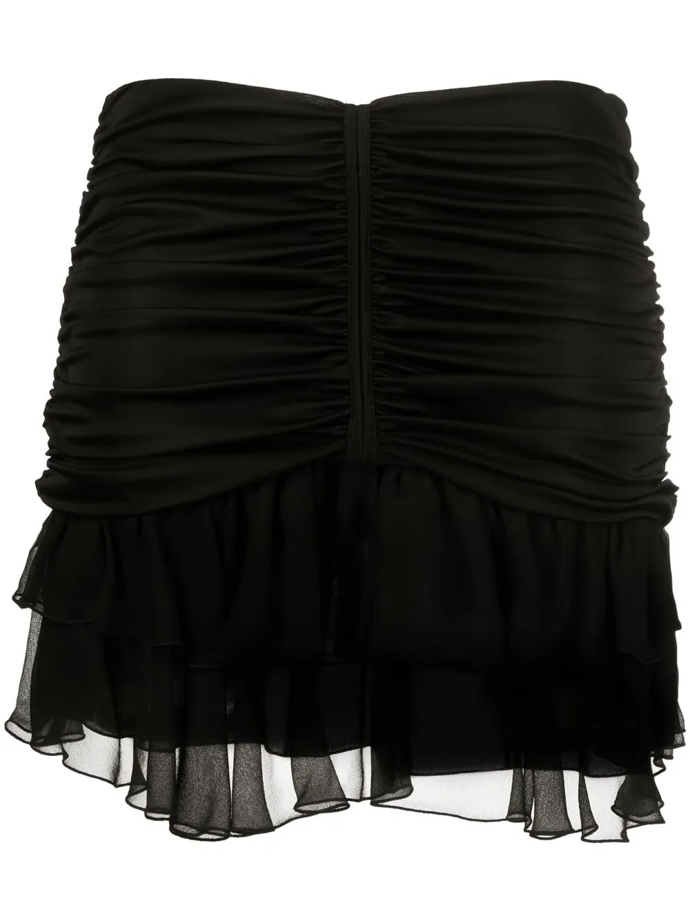 

Blumarine gathered-detail mini skirt - Black