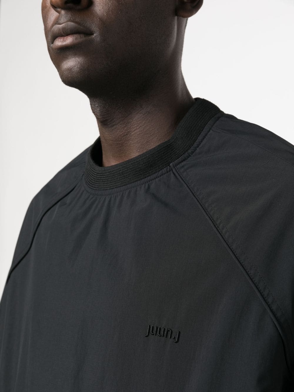 Shop Juunj Embroidered-logo Sweatshirt In Black