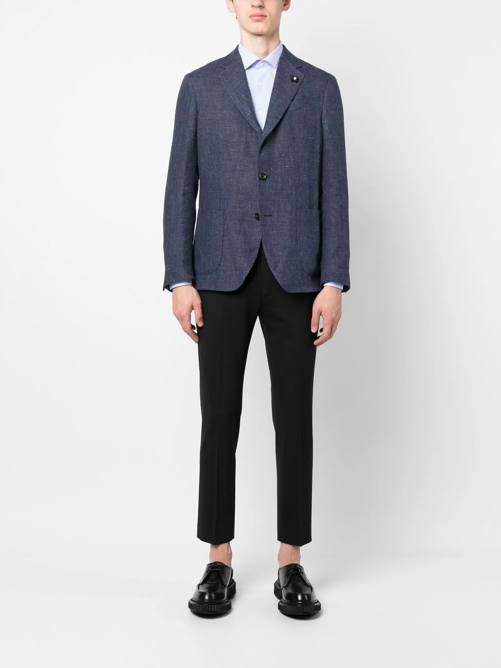 Tintoria Mattei Katoenen overhemd - Blauw