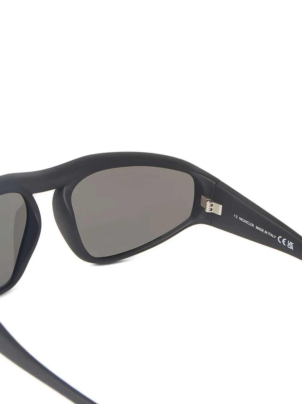 Moncler Zonnebril met cat-eye montuur Zwart
