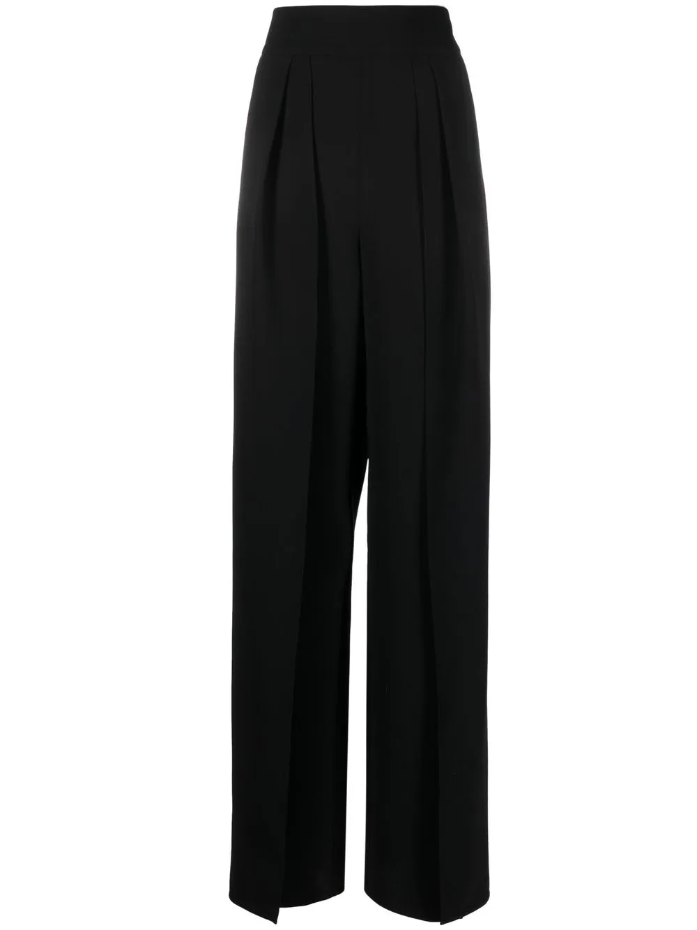 

Maticevski pleat-detail zipped palazzo pants - Black