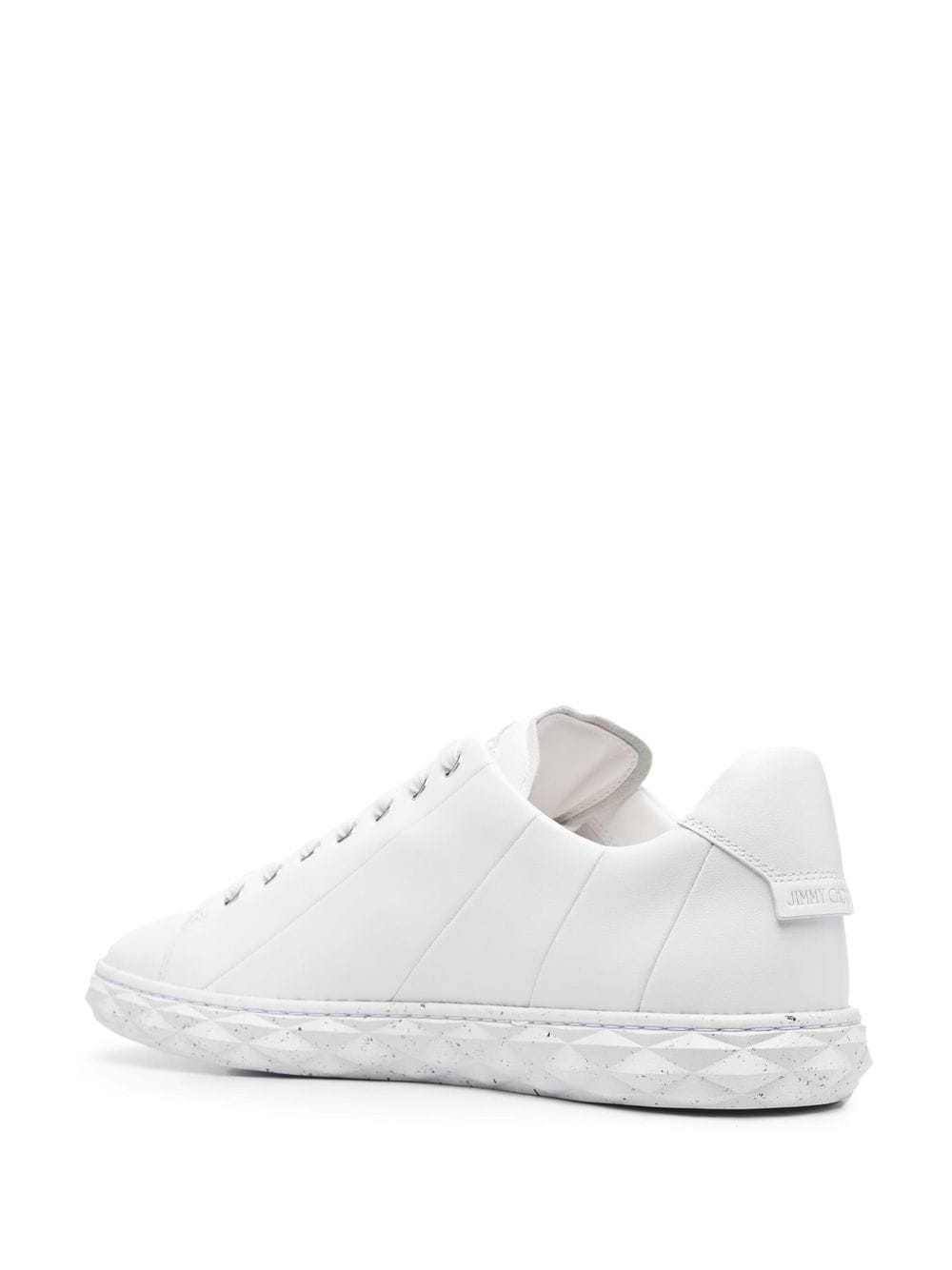 Shop Jimmy Choo Diamond Light Sneakers In 白色