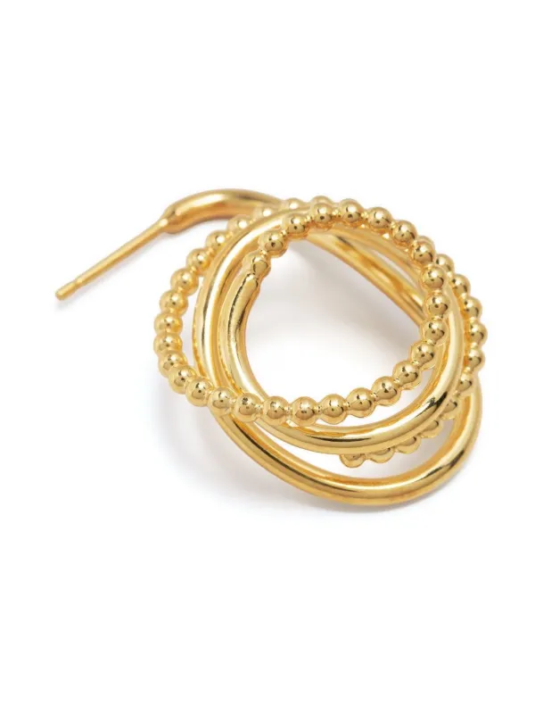 twisted loop earrings