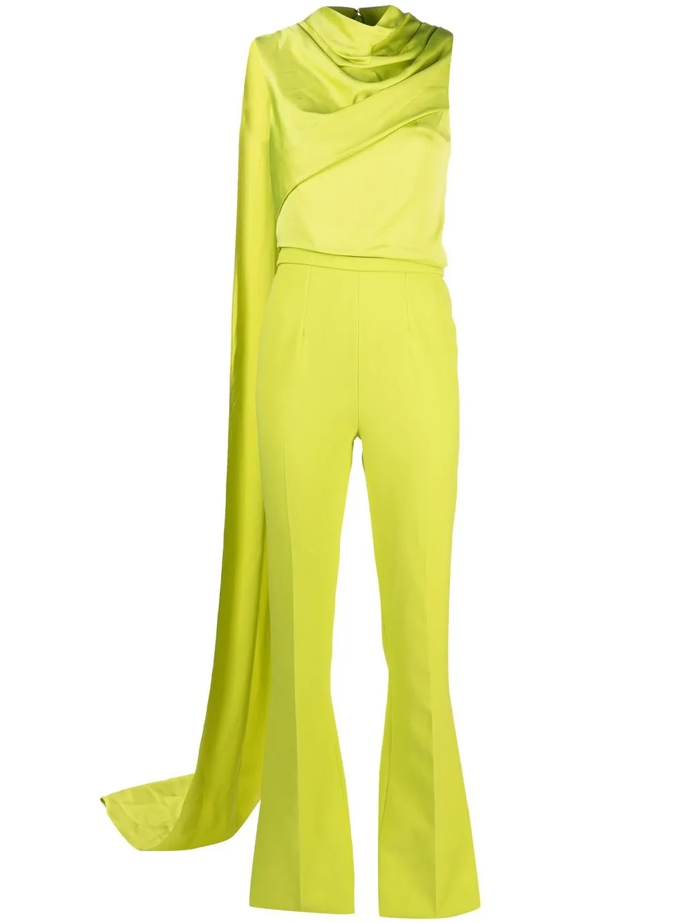 

Safiyaa jumpsuit con detalle de bufanda - Verde