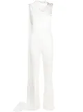 Safiyaa scarf detail jumpsuit - White