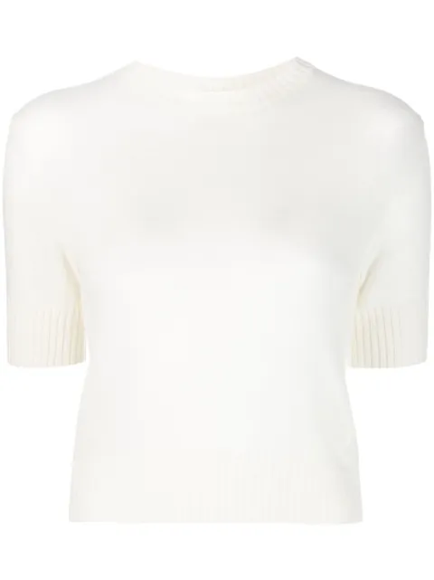 Jil Sander top manga corta