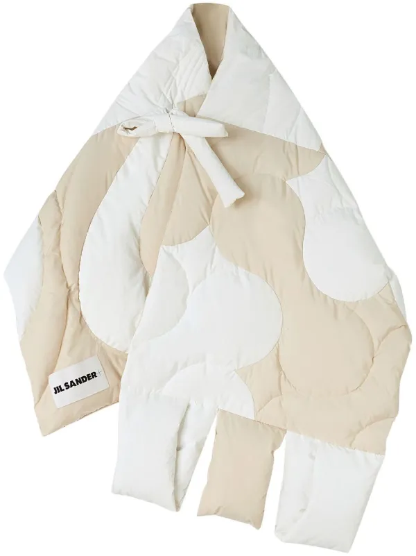 Jil Sander ミックスモチーフ スカーフ | ホワイト | FARFETCH JP