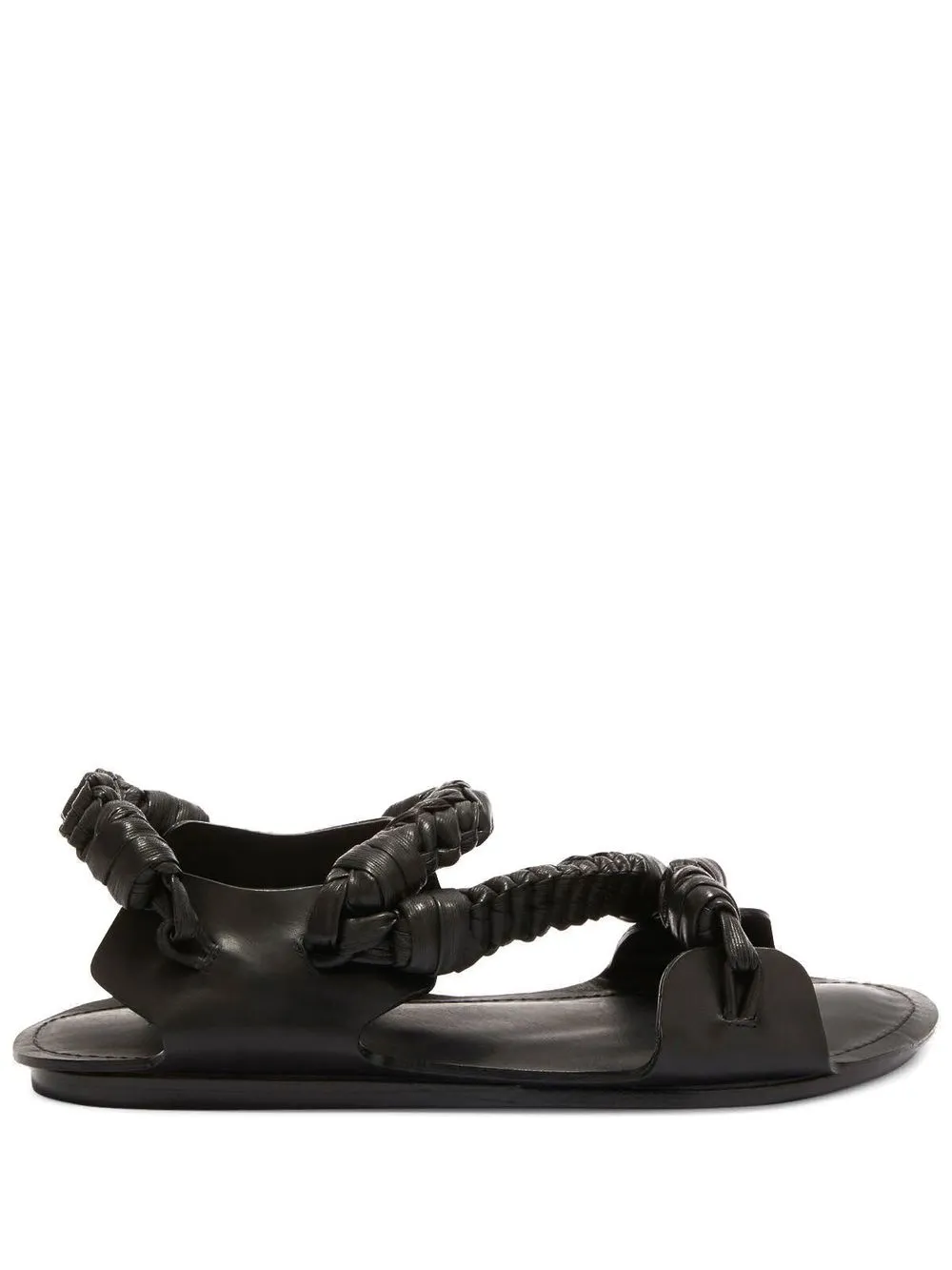 

Jil Sander interwoven-design leather sandals - Black