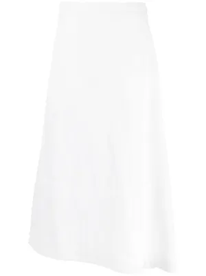 Theory white 2025 linen skirt