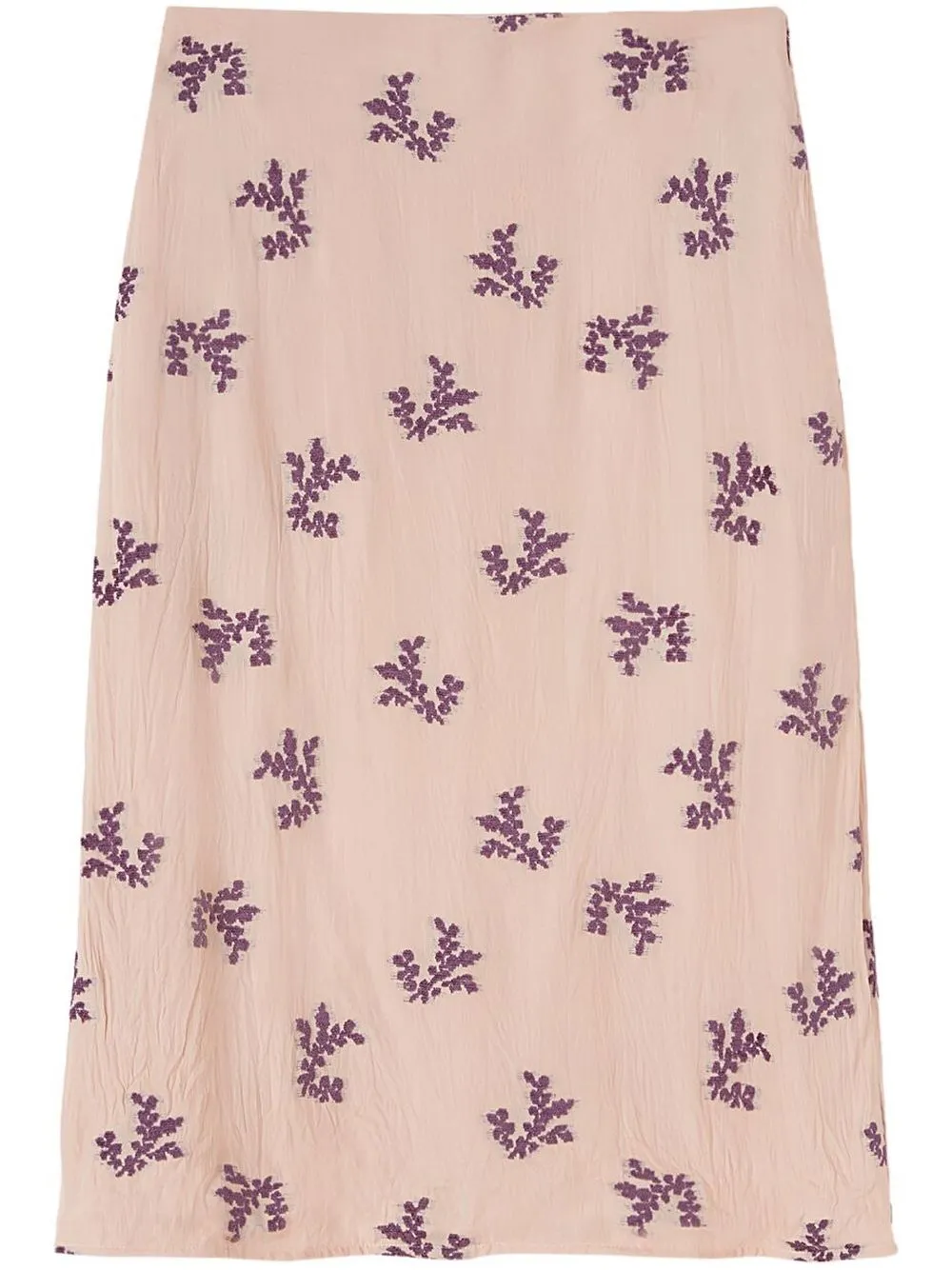 Jil Sander jacquard two-pocket straight skirt - Pink