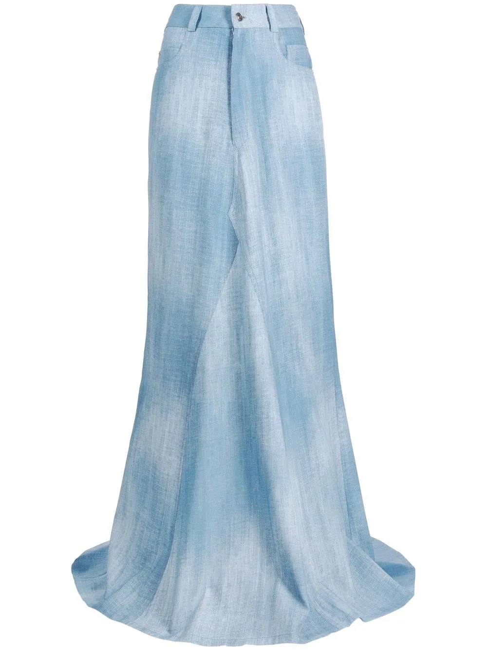 

Ermanno Scervino floor-length straight skirt - Blue