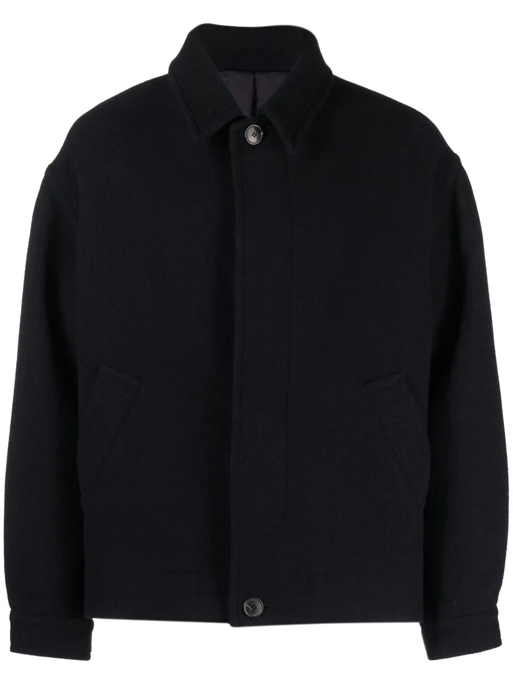 

Isabel Marant cotton-wool shirt jacket - Blue