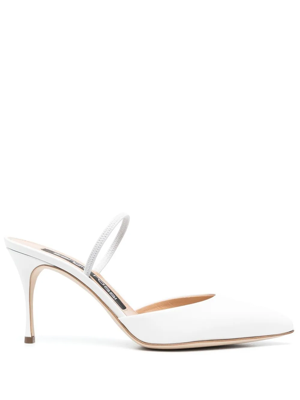 

Sergio Rossi Godiva elasticated-strap mules - White