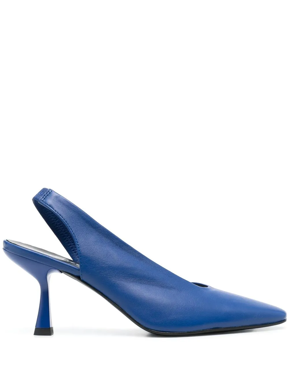 

PINKO asymmetric slingback pumps - Blue