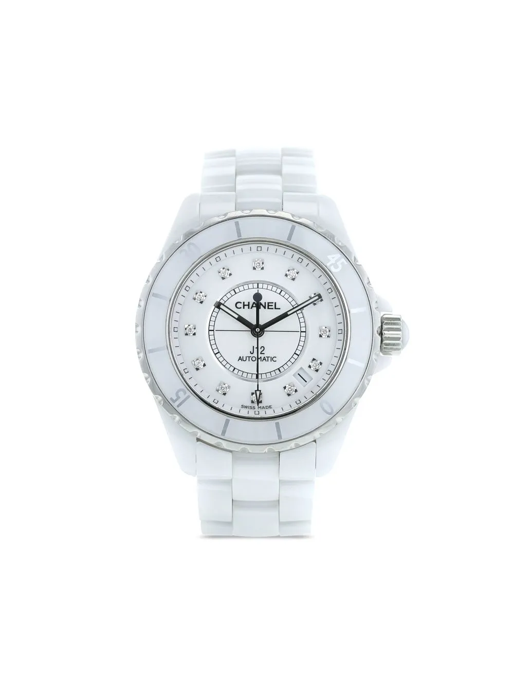 

CHANEL Pre-Owned 2010 pre-owned Chanel J12 39mm - White