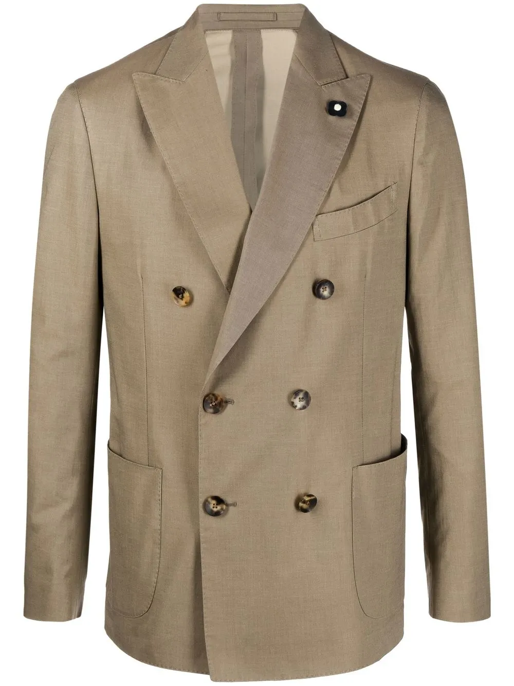 

Lardini blazer con doble botonadura - Marrón