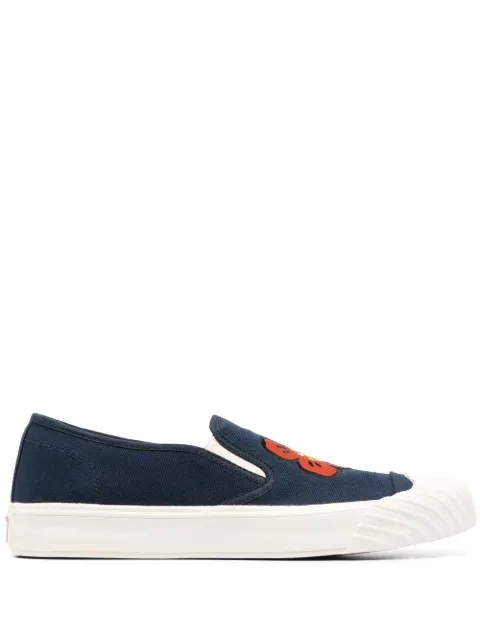 Kenzo floral-embroidered slip-on sneakers 