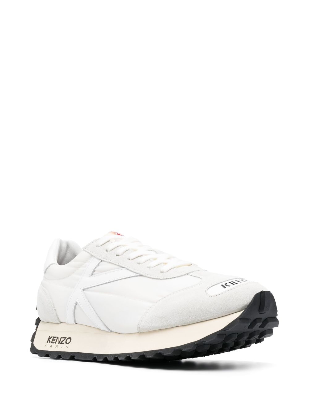 Shop Kenzo Smile Run Low-top Sneakers In White