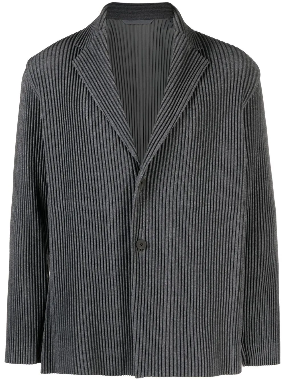 

Homme Plissé Issey Miyake single-breasted plissé blazer - Grey