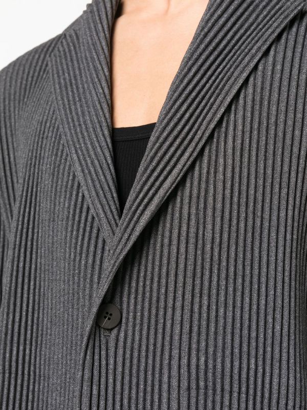 Homme Plissé Issey Miyake single-breasted Plissé Blazer - Farfetch