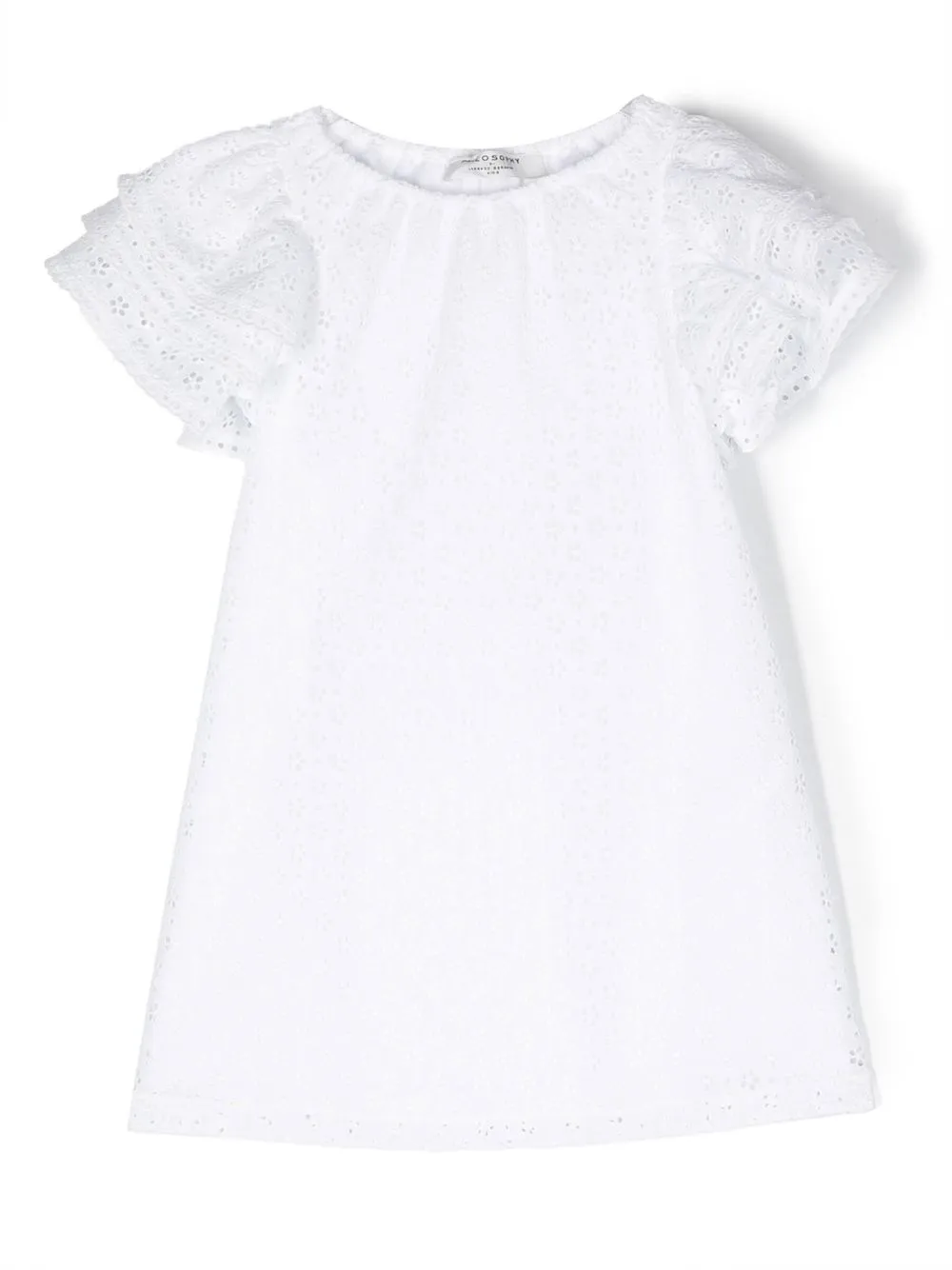 

Philosophy Di Lorenzo Serafini Kids broderie anglaise short-sleeved dress - White