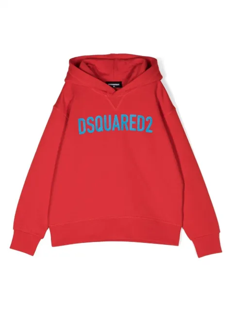 DSQUARED2 KIDS logo-printed hoodie