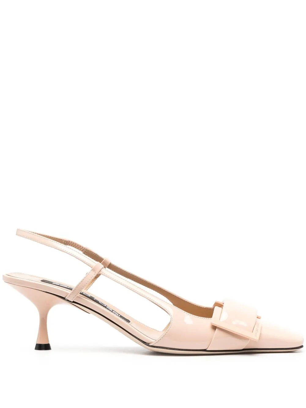 

Sergio Rossi sling back leather sandals - Pink