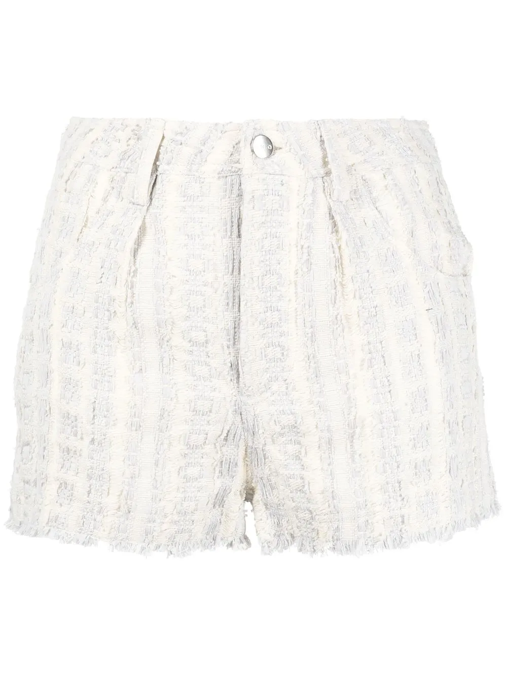 

IRO frayed-hem tweed shorts - Neutrals