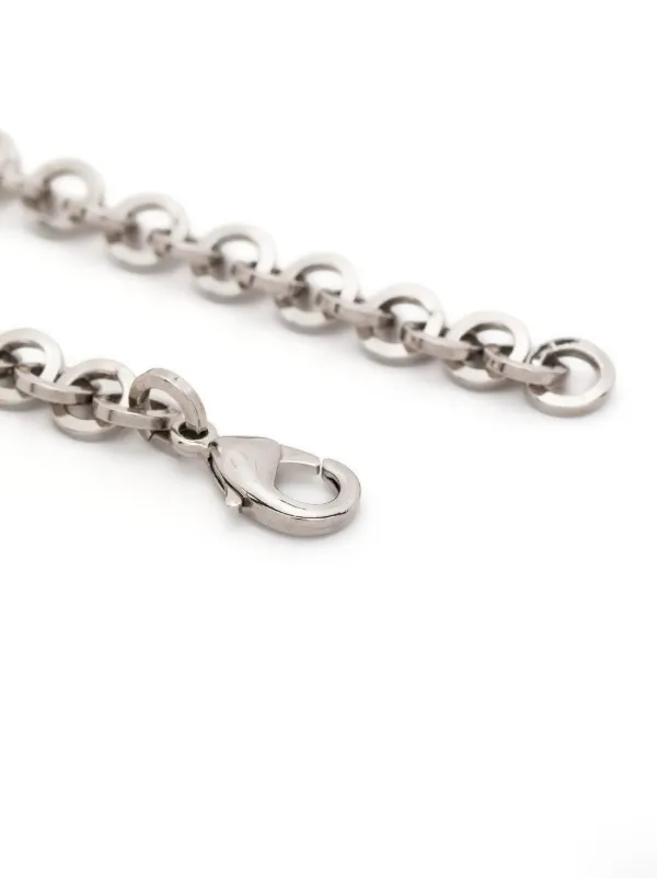 ネックレス・ペンダント Crystal Charms Necklace - Alessandra Rich - Silver - Brass Alessandra Rich Necklace with shimmering crystals | Women's