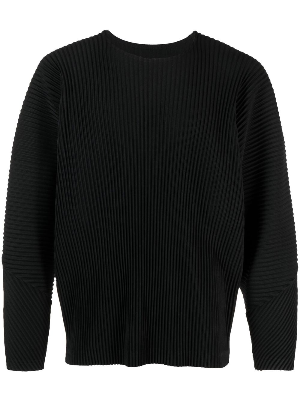 

Homme Plissé Issey Miyake playera con cuello redondo - Negro