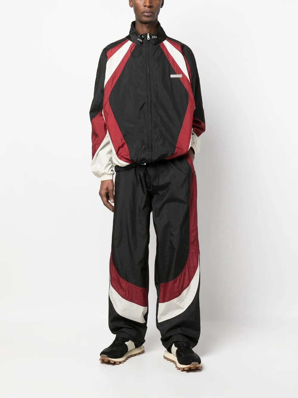 MARANT Trainingsjack met colourblocking - Zwart