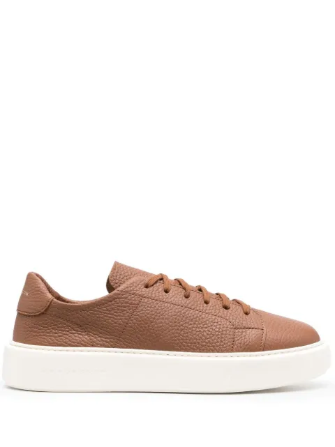 Henderson Baracco pebbled low-top sneakers