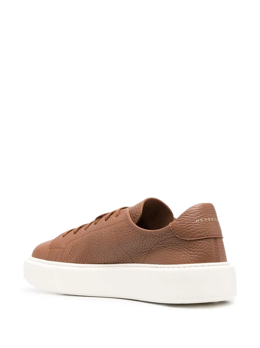 Henderson Baracco Flatform Lace-up Sneakers In Brown