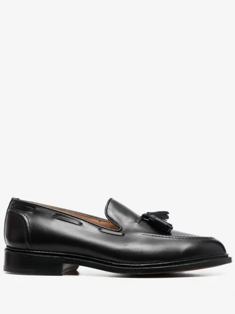 Tricker's tassel-detail leather loafers