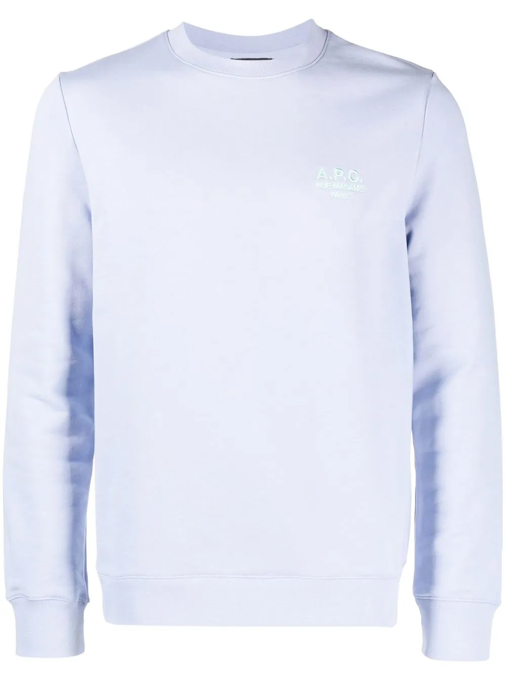 

A.P.C. sudadera con logo bordado - Morado
