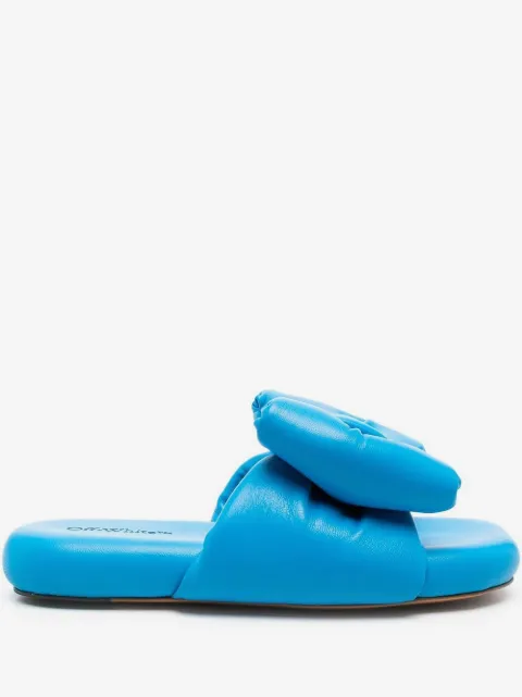 Off-White sandales en cuir à détail de nœud