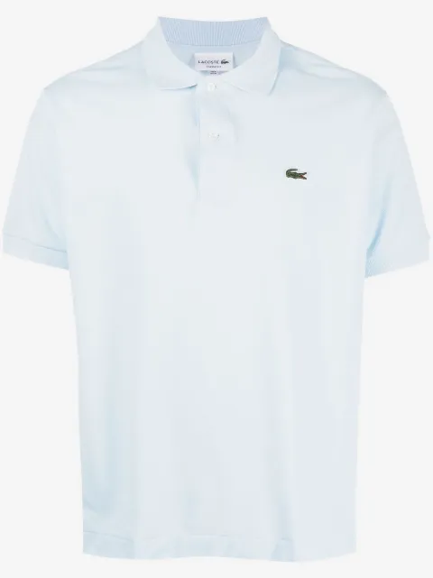 Lacoste logo-patch polo shirt